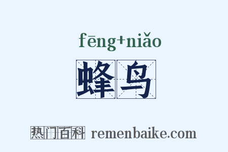 蜂鸟是什么意思的图片